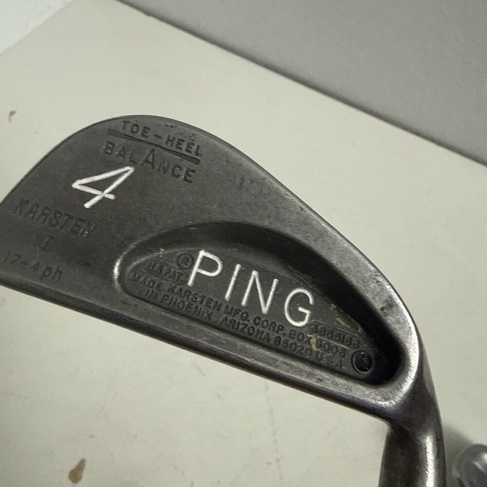 PING Karsten Black Dot 4 Iron RH Steel ZZ Lite Shaft Toe-Heel Balance Golf Club